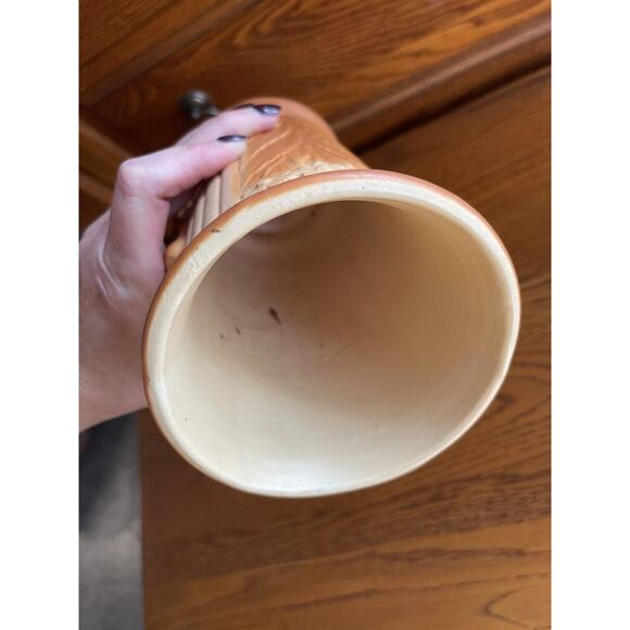 Robinson Ransbottom Pottery Vase Art Deco Floral USA 160/5 Daisies Ceramic 8" - Picture 7 of 8